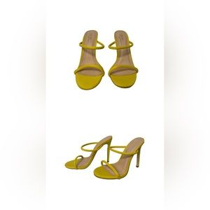 Foxy Yellow Fashion Nova - Reminiscence Heeled Sandal